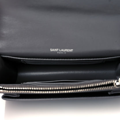 Saint Laurent Calfskin Monogram Sunset Chain Wallet Earth 5 of 9