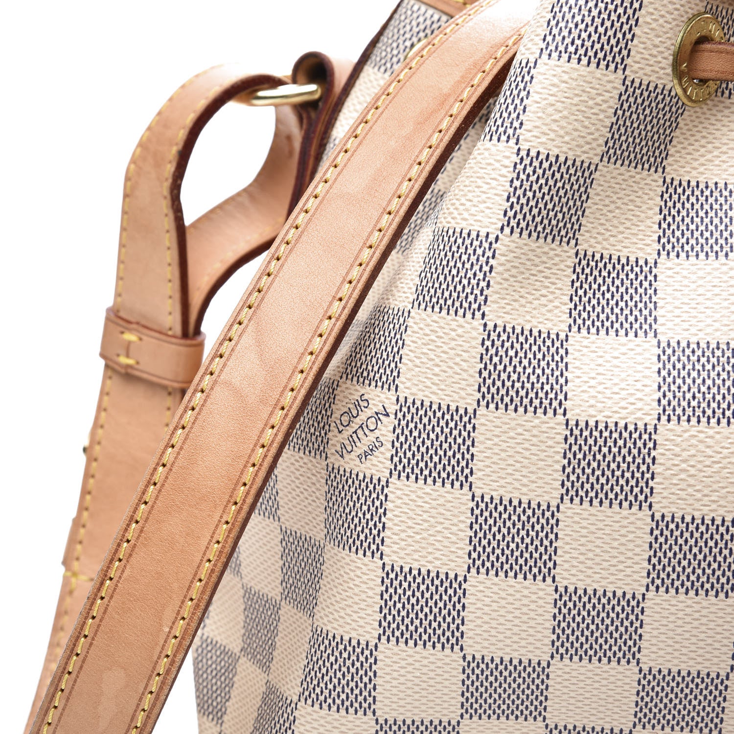 Louis Vuitton Damier Azur Noe BB 9 of 13