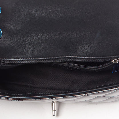 Chanel Patent Quilted Small Coco Shine Flap Black 4 of 9