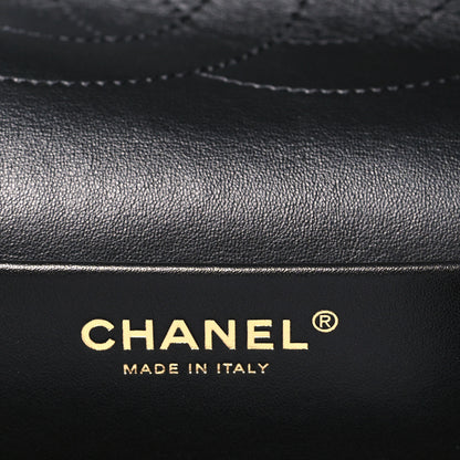 Chanel Suede Calfskin Small Maxi Flap  Black 9 of 11
