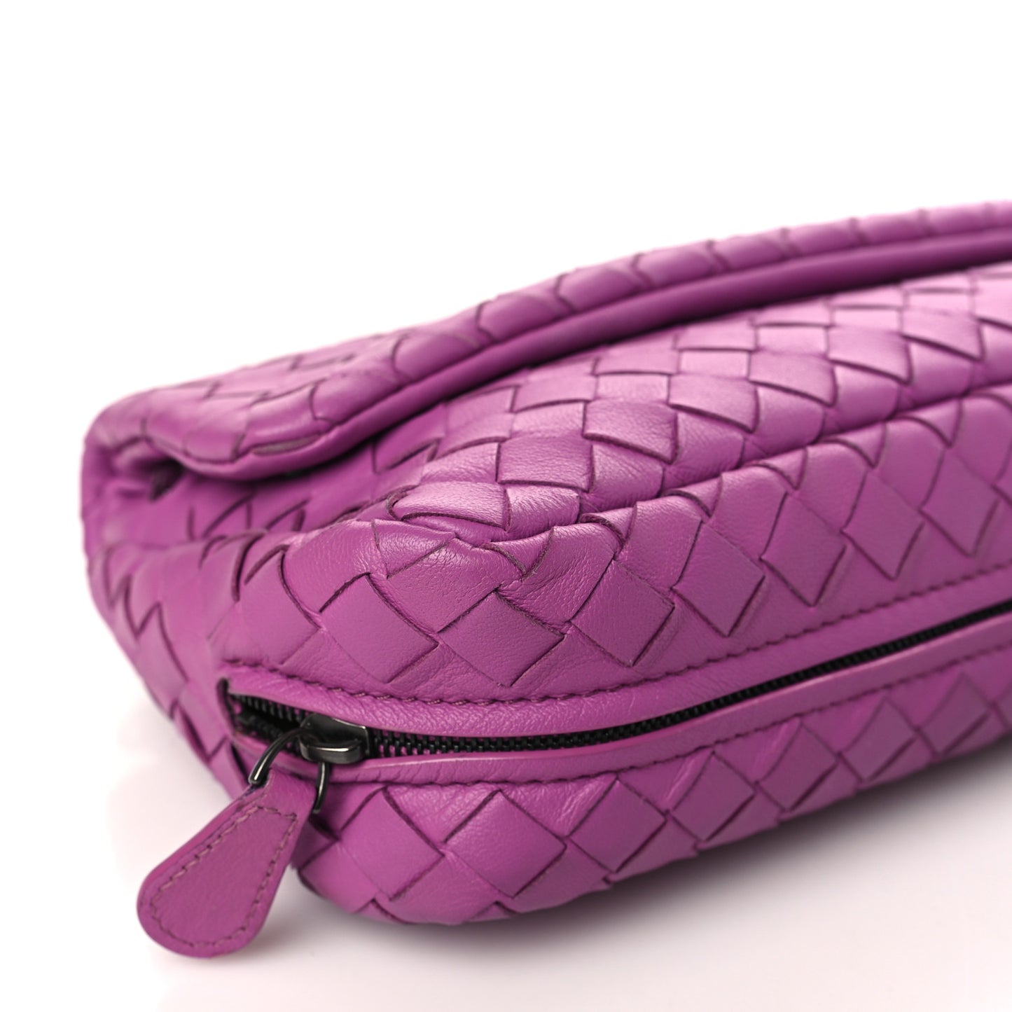 Nappa Intrecciato Mini Messenger Bag Peony