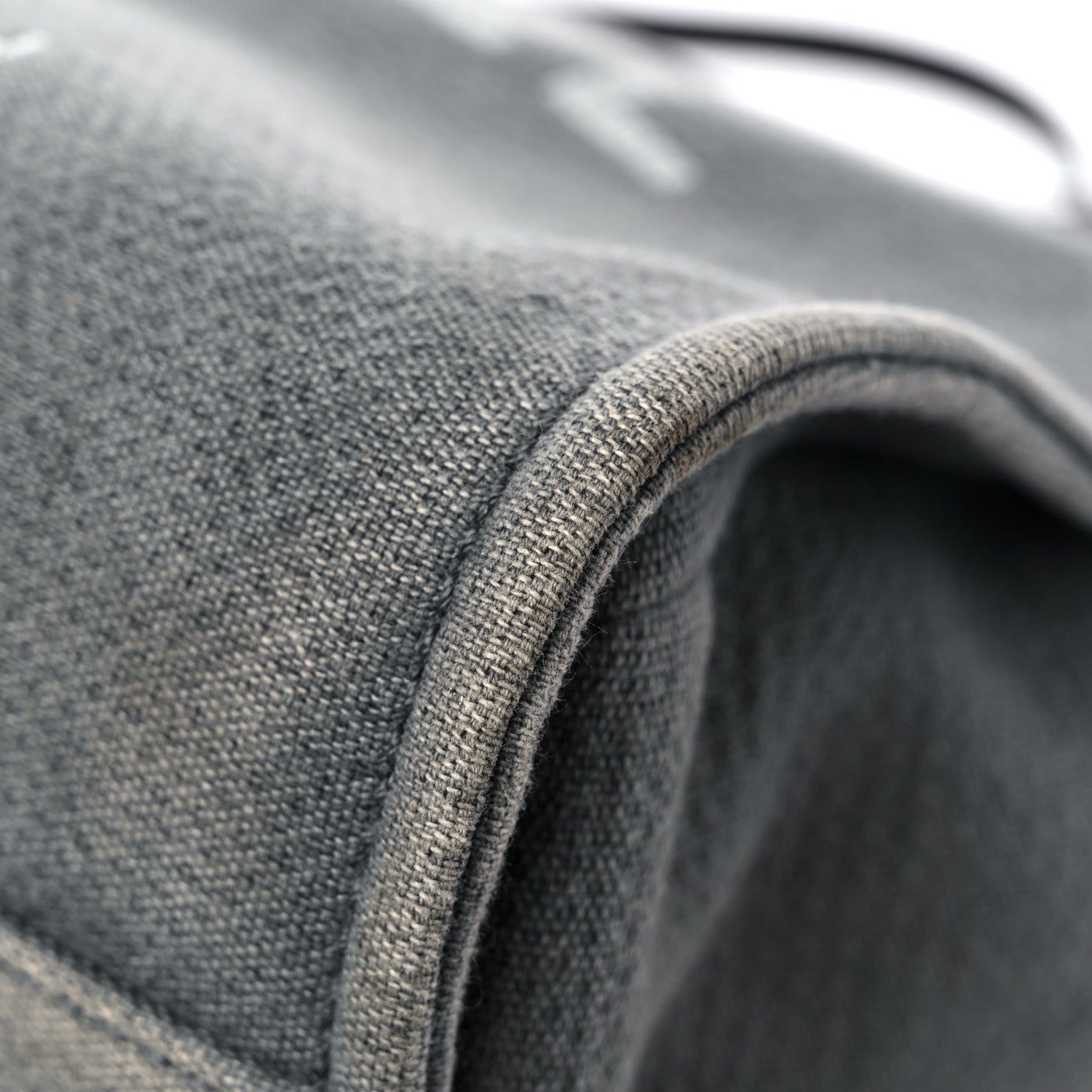 Chanel Canvas Small Deauville Tote Grey 9 of 16