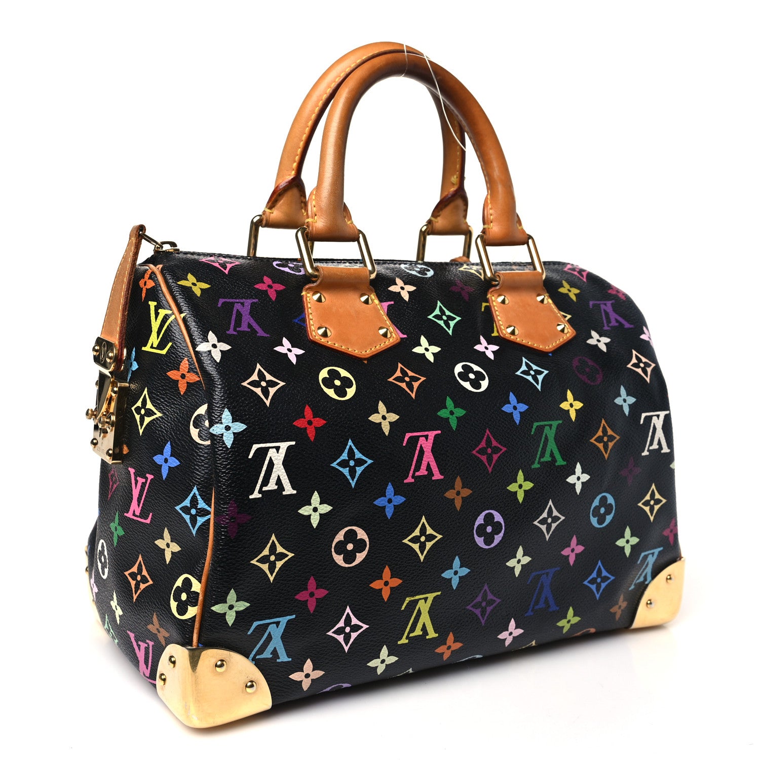 Louis Vuitton Monogram Multicolor Speedy 30 Black 3 of 13