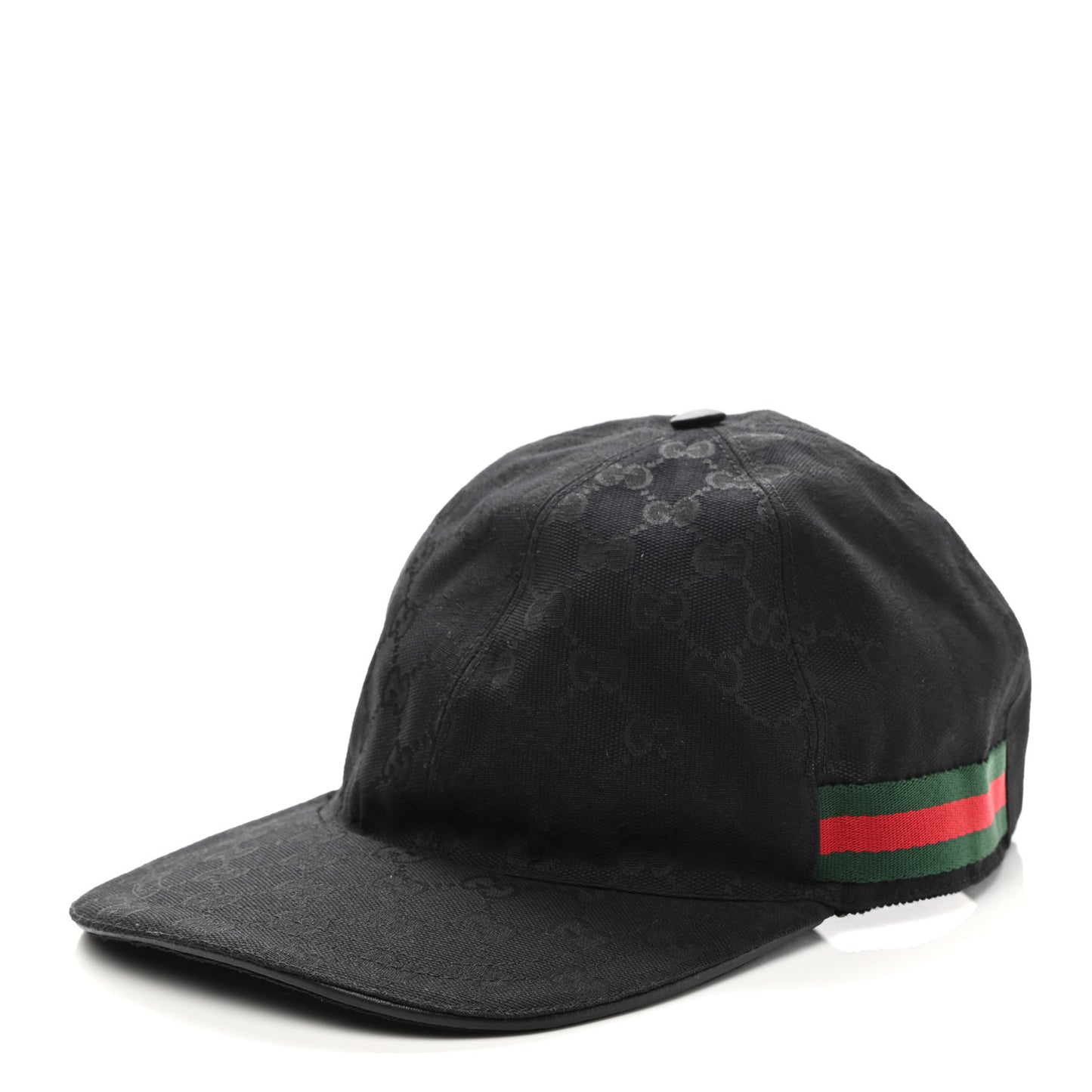 Monogram Web Baseball Hat M Black