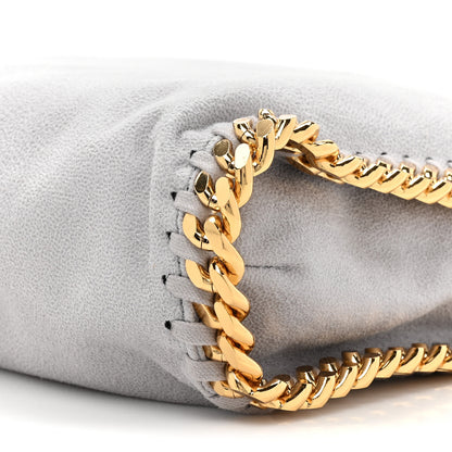 Stella McCartney Shaggy Deer Falabella 3 Chain Fold Over Tote Ice Grey 7 of 8