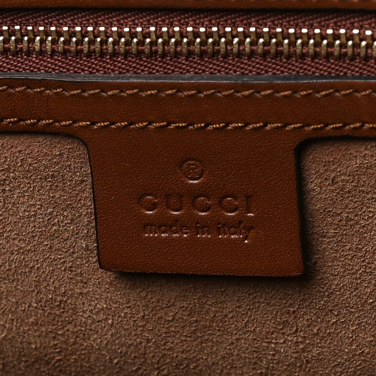 GG Supreme Monogram Medium Padlock Tote Beige Cuir