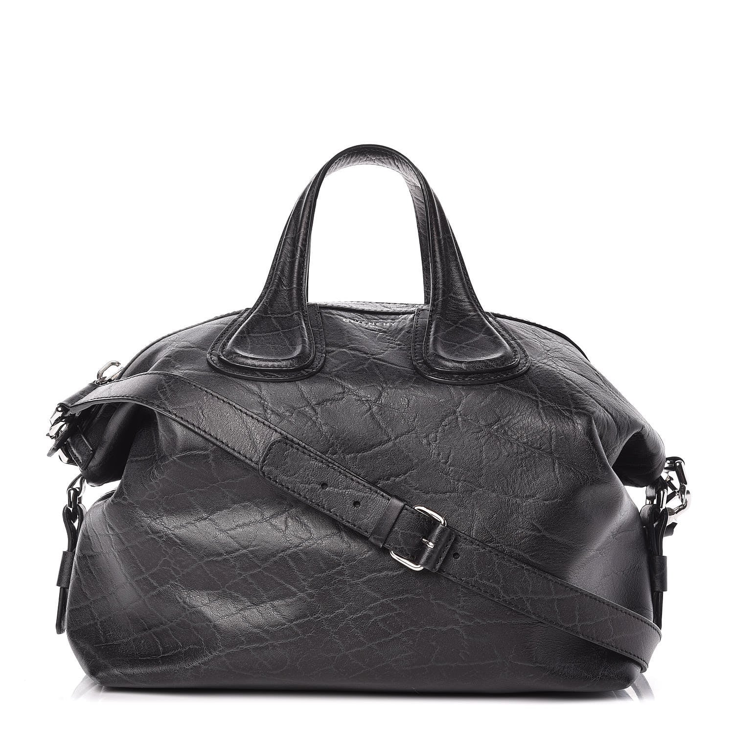 Givenchy Calfskin Elephant Embossed Medium Nightingale Black 1 of 13