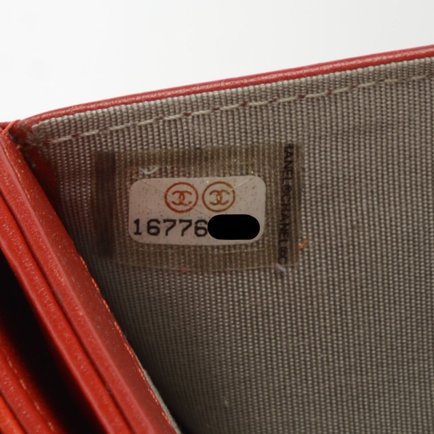 Chanel Caviar Small Timeless CC Flap Wallet Orange 7 of 7