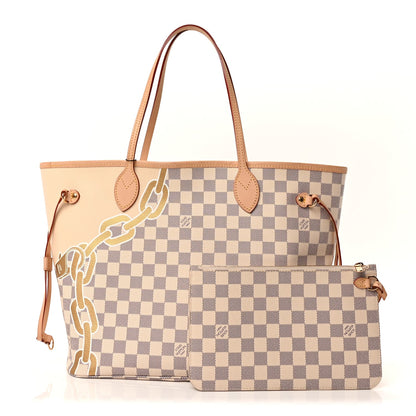 Louis Vuitton Damier Azur Nautical Neverfull MM 1 of 8