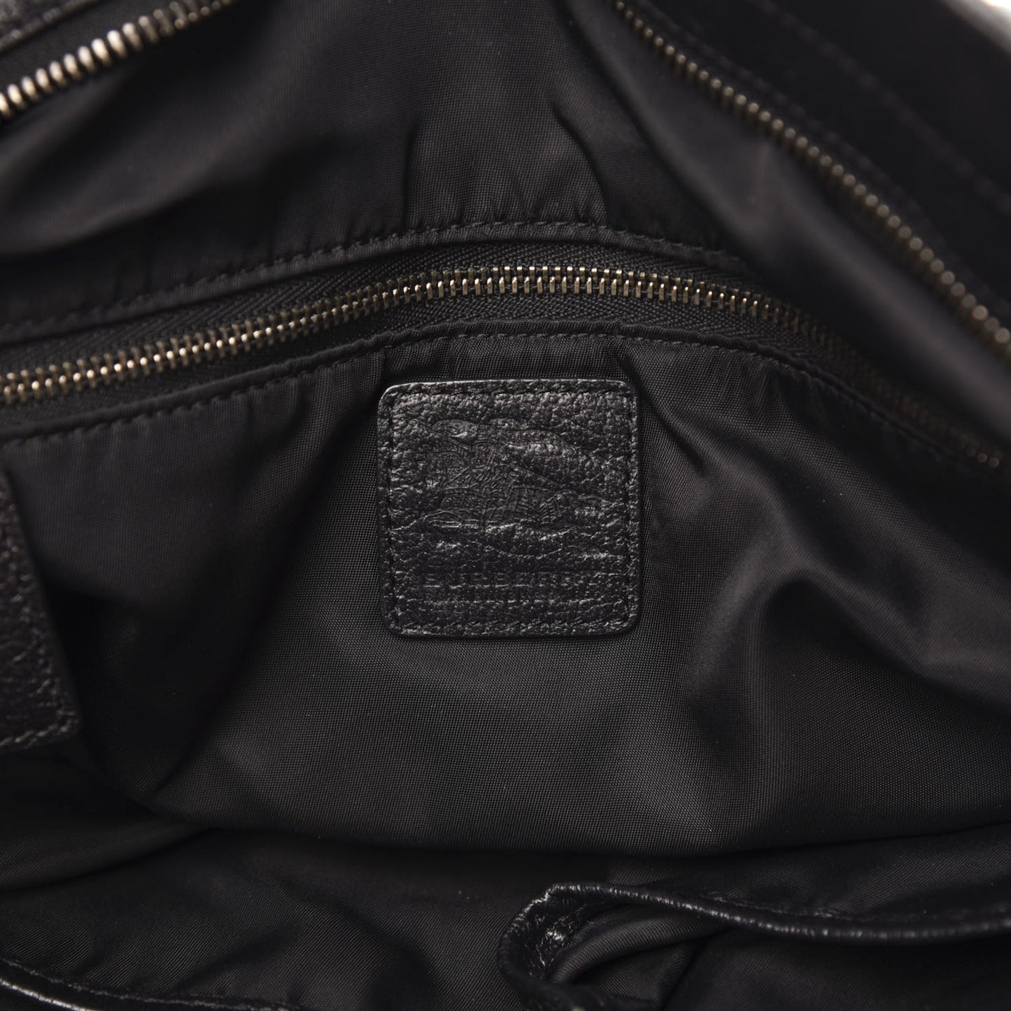 Nylon Tonal Check Torbitt Tote Black