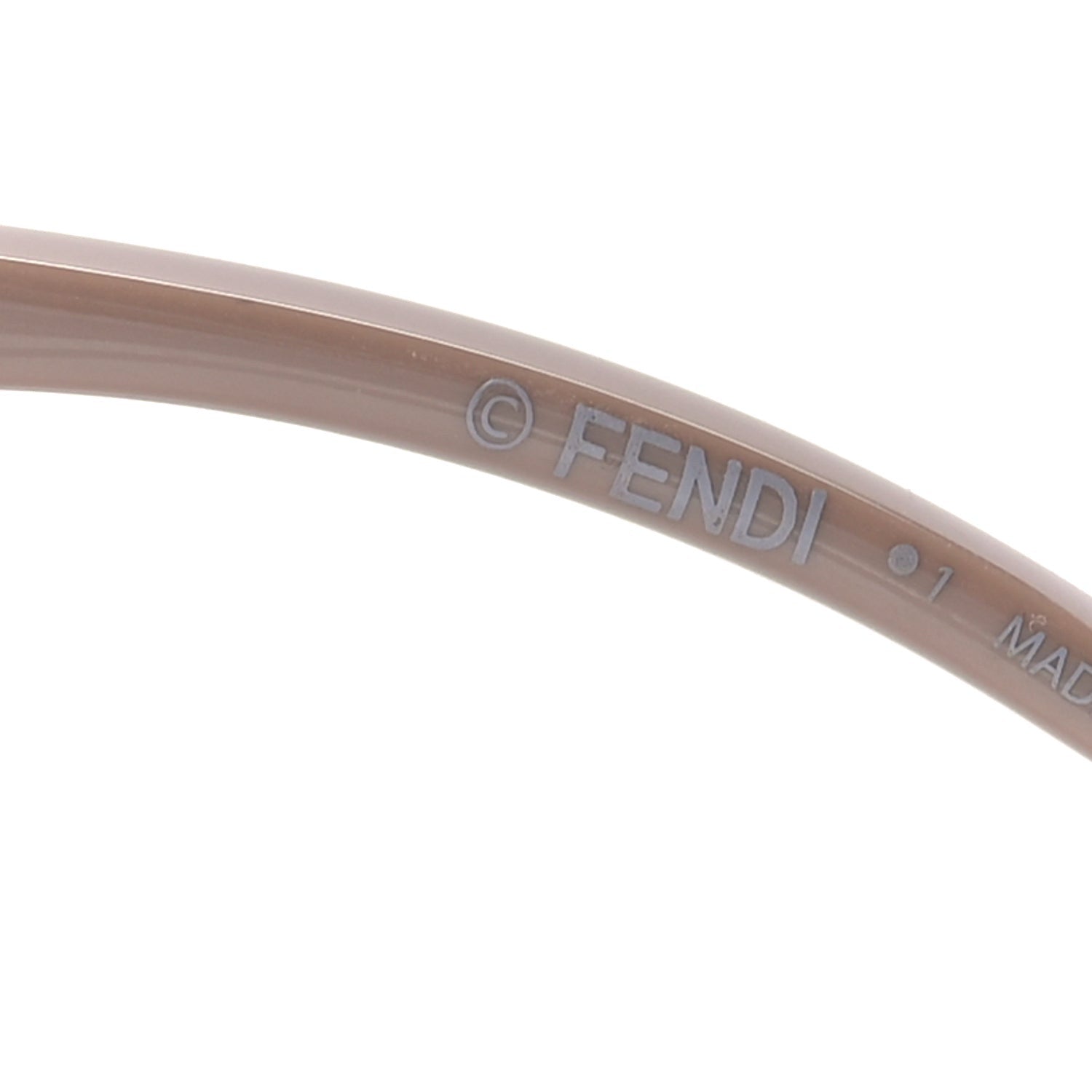 Fendi Acetate Interlace Cat Eye Sunglasses FE40171I Brown Ivory 6 of 7