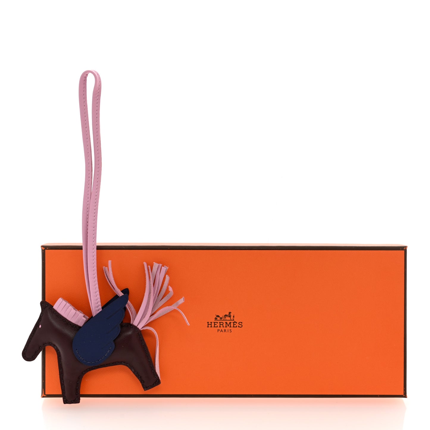 Milo Lambskin Grigri Rodeo Pegase Horse Bag Charm PM Rouge Sellier Mauve Sylvestre Bleu Saphir