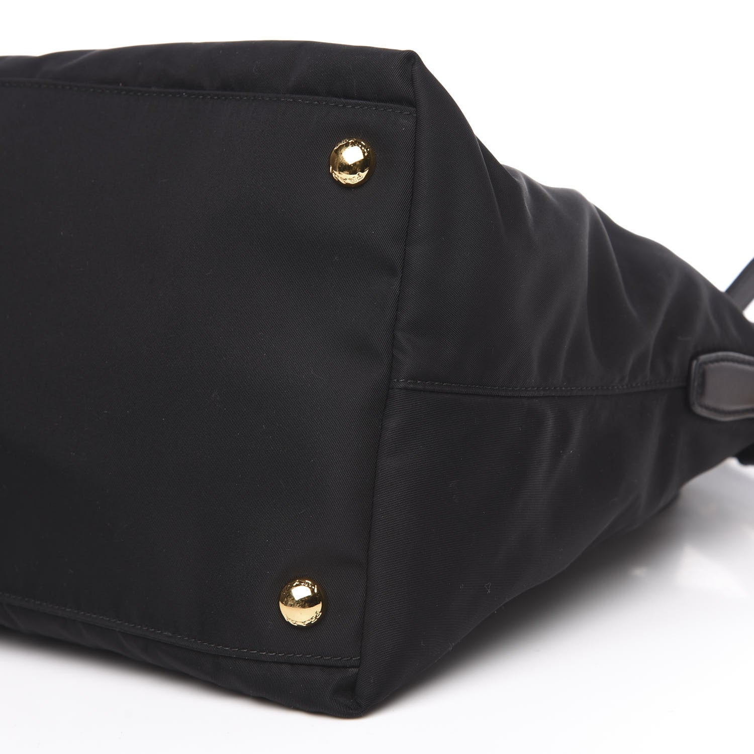 Prada Saffiano Tessuto Nylon Tote Black 9 of 10