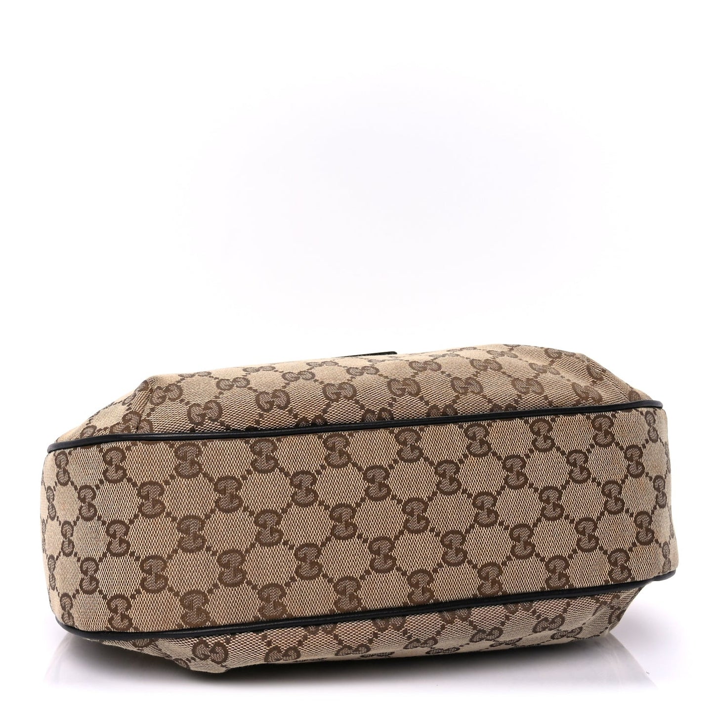 Monogram Medium New Ladies Web Hobo  Dark Brown