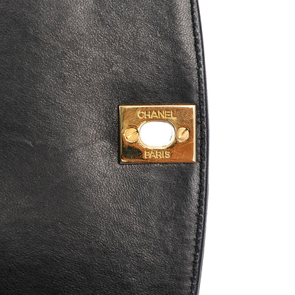 Chanel Lambskin Quilted Medium Single Flap Black 7 of 7