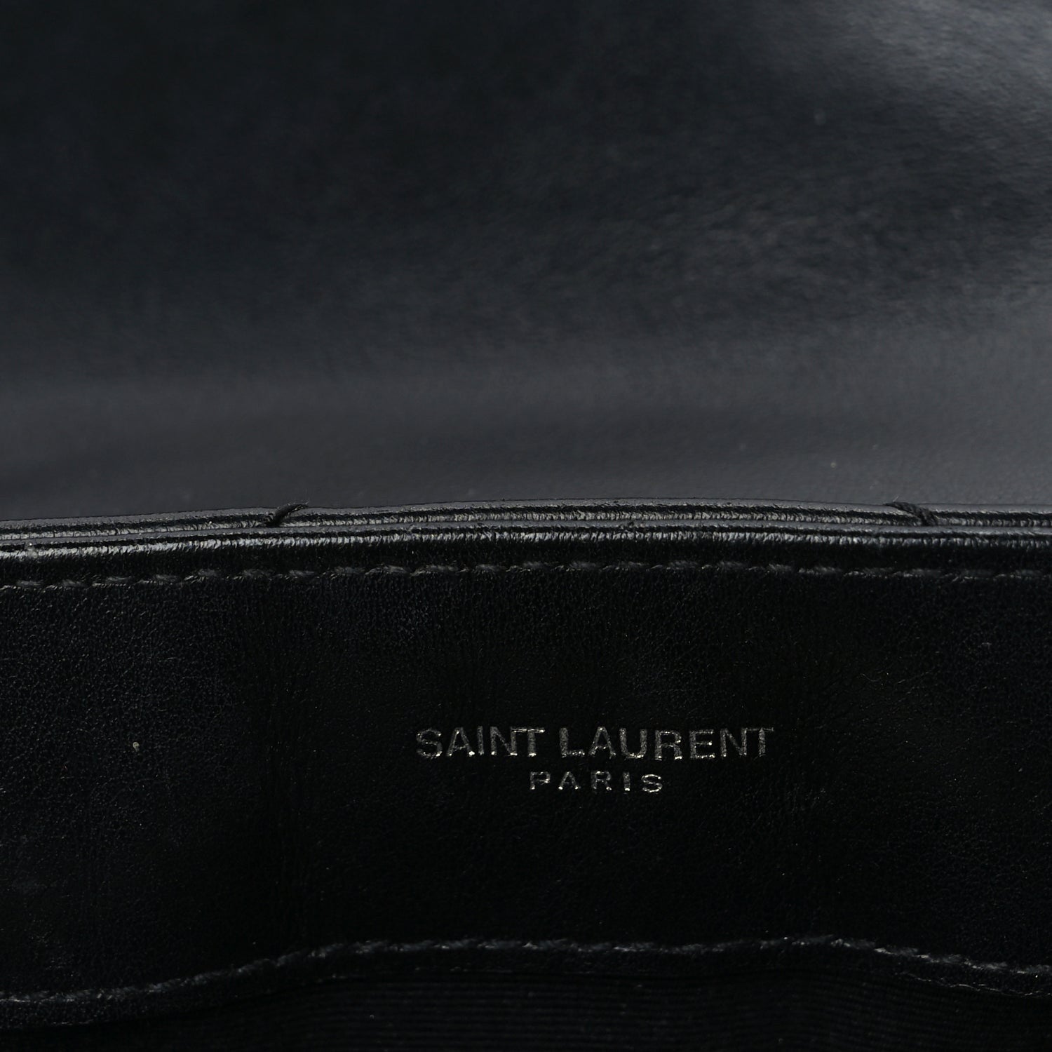 Saint Laurent Calfskin Y Quilted Monogram Small Loulou Chain Satchel Black 5 of 8