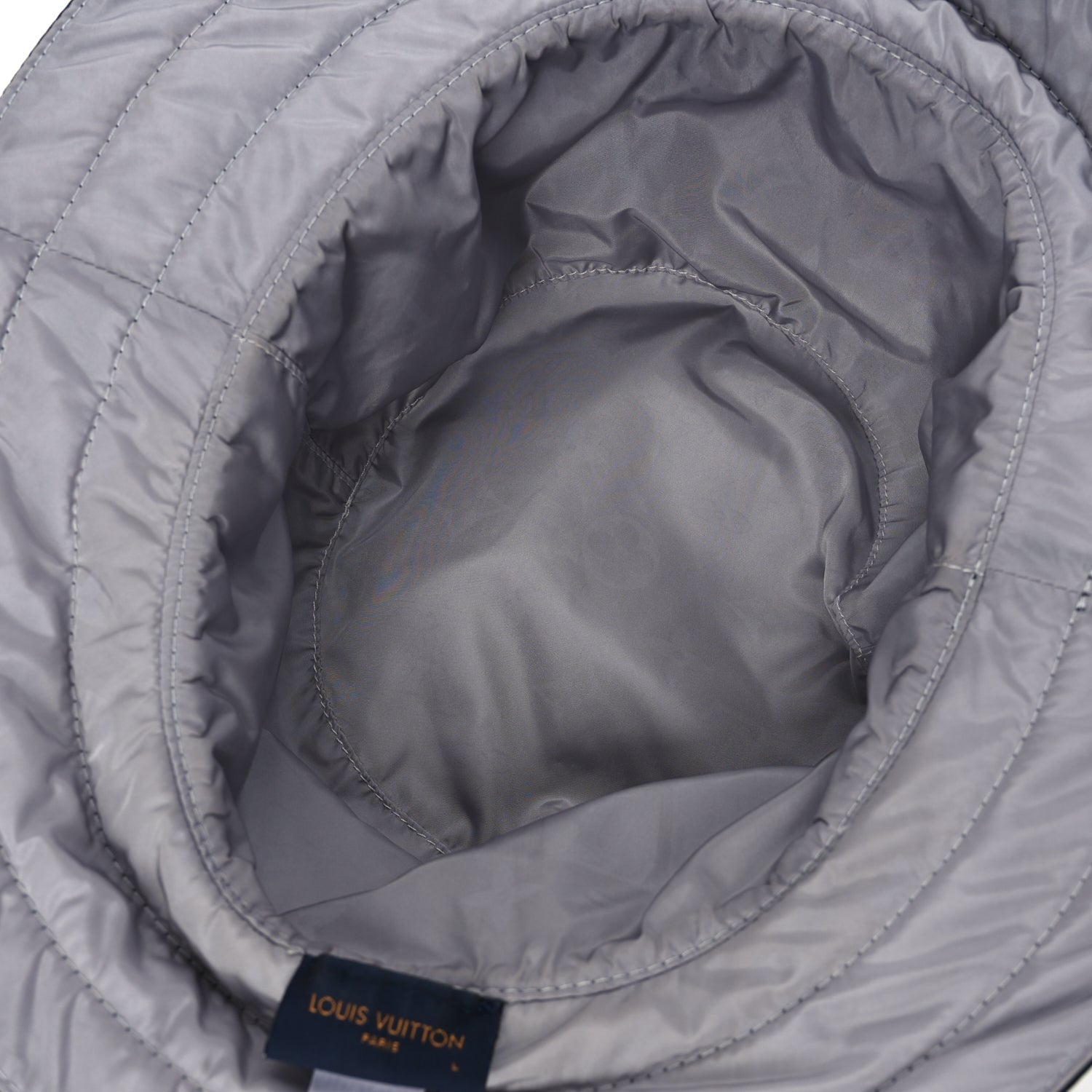Louis Vuitton Nylon Monogram Reversible Rain Bucket Hat L Black 7 of 8