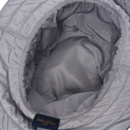 Louis Vuitton Nylon Monogram Reversible Rain Bucket Hat L Black 7 of 8