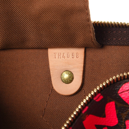 Louis Vuitton Monogram Graffiti Speedy 30 Fuchsia 7 of 12