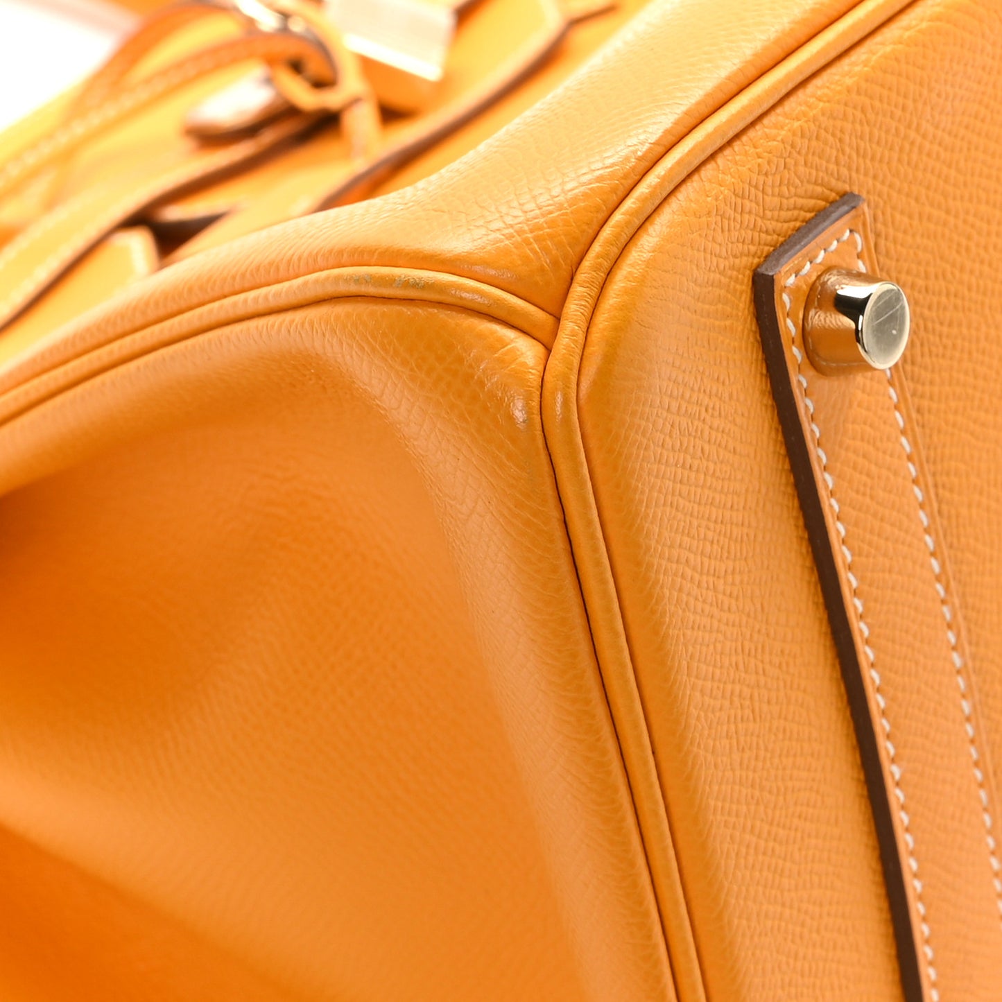 Epsom Candy Birkin 35 Jaune D'Or Feu
