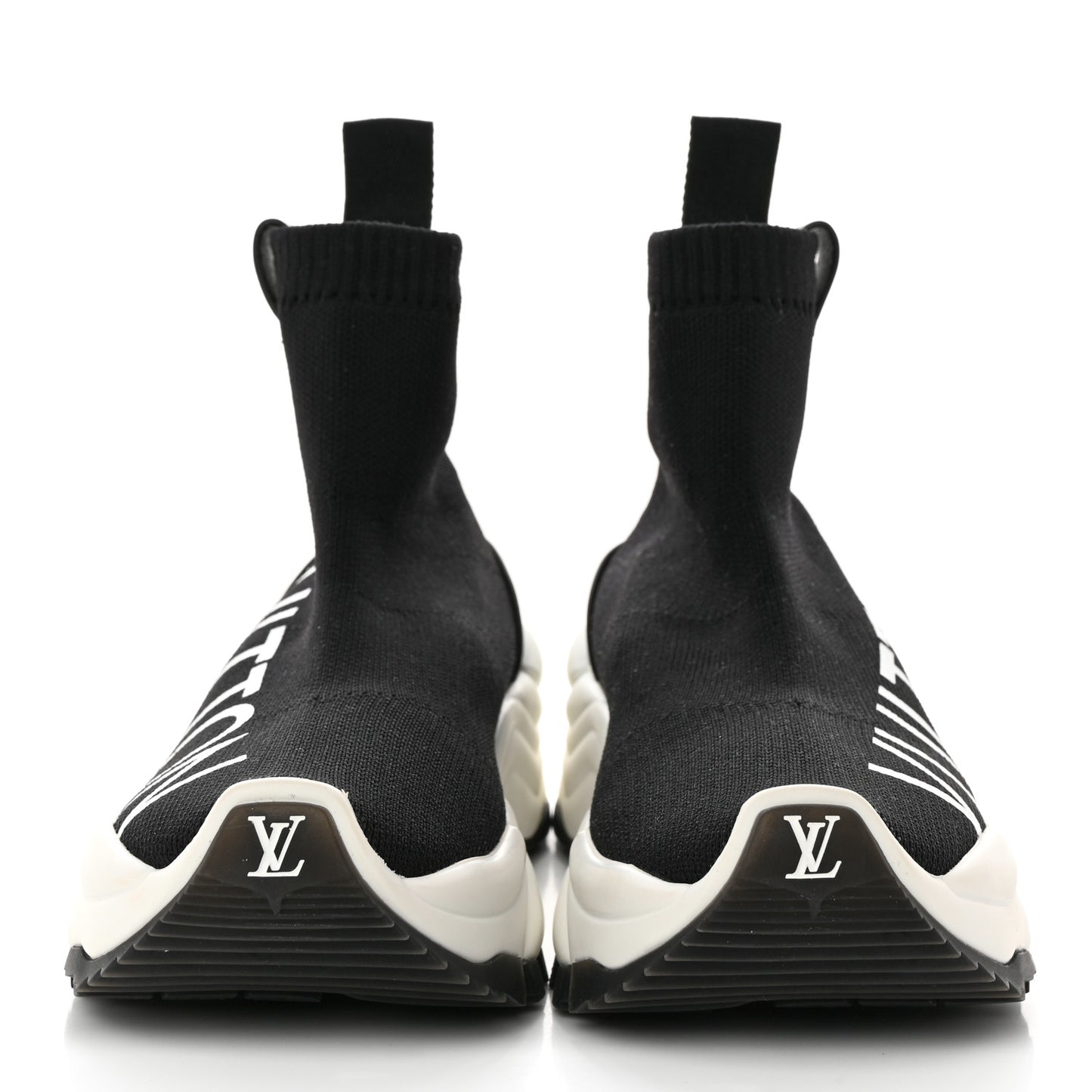 Stretch Fabric Run 55 Sneaker Boots 35 Black