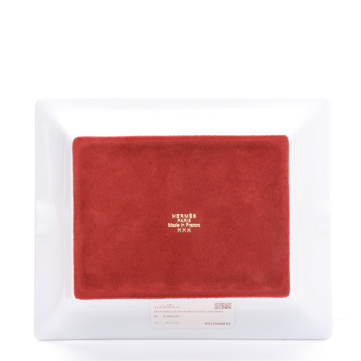 Hermes Porcelain Animapolis 3H Ashtray Ecarlate 3 of 5