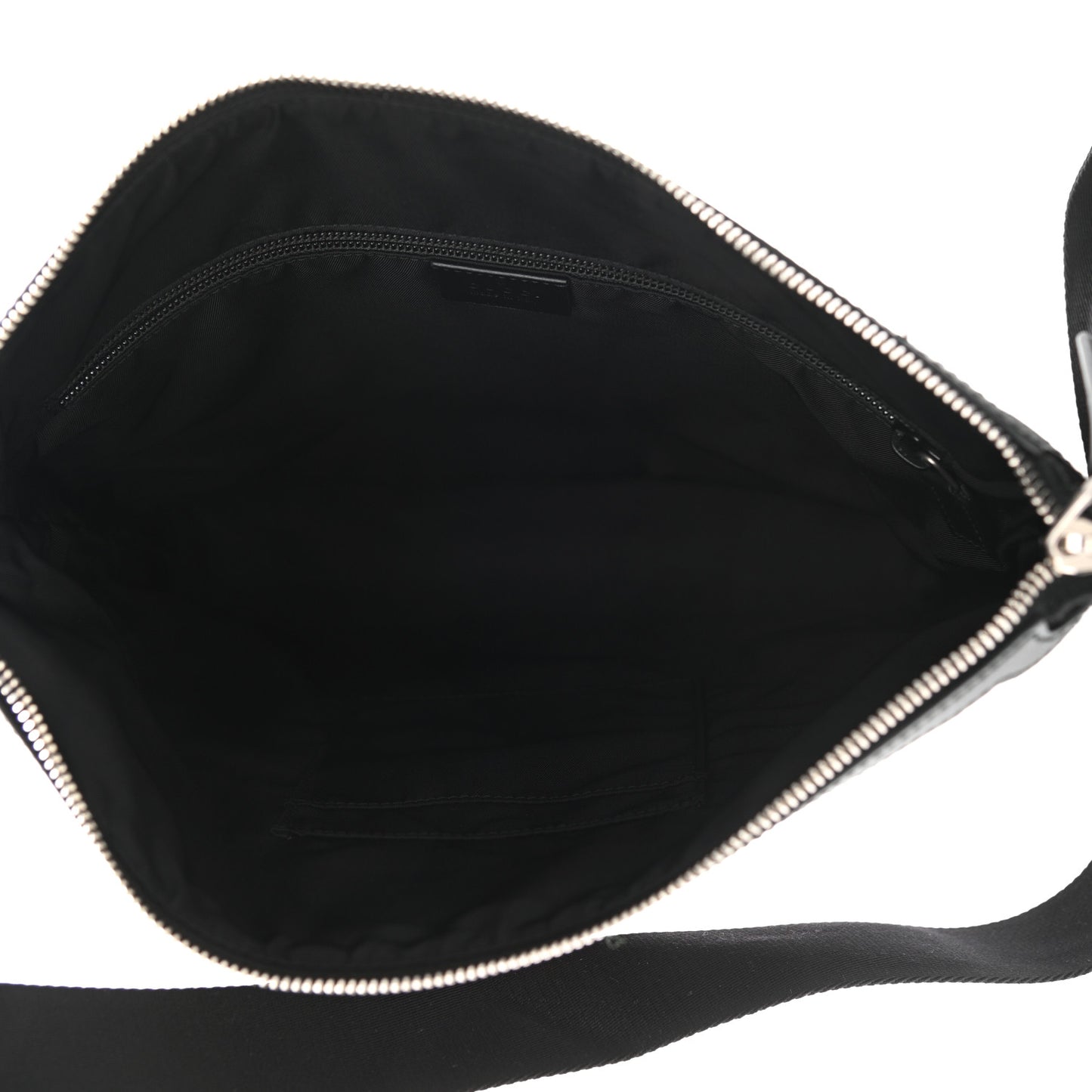 GG Supreme Monogram Web Messenger Bag Black