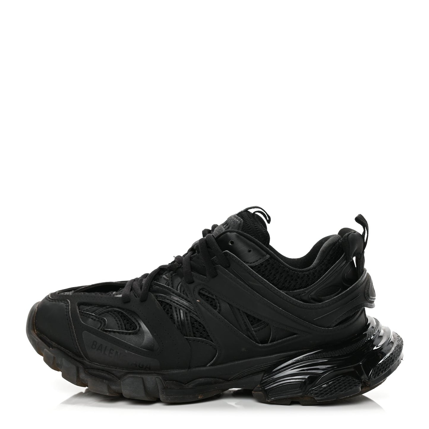 Mesh Nylon Track Sneakers 39 Black