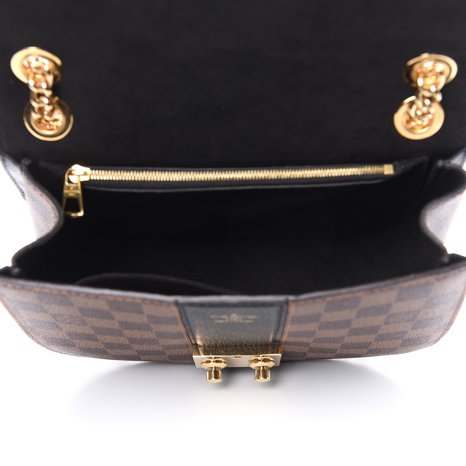 Louis Vuitton Damier Ebene Cuir Taurillon Wight Black 5 of 10