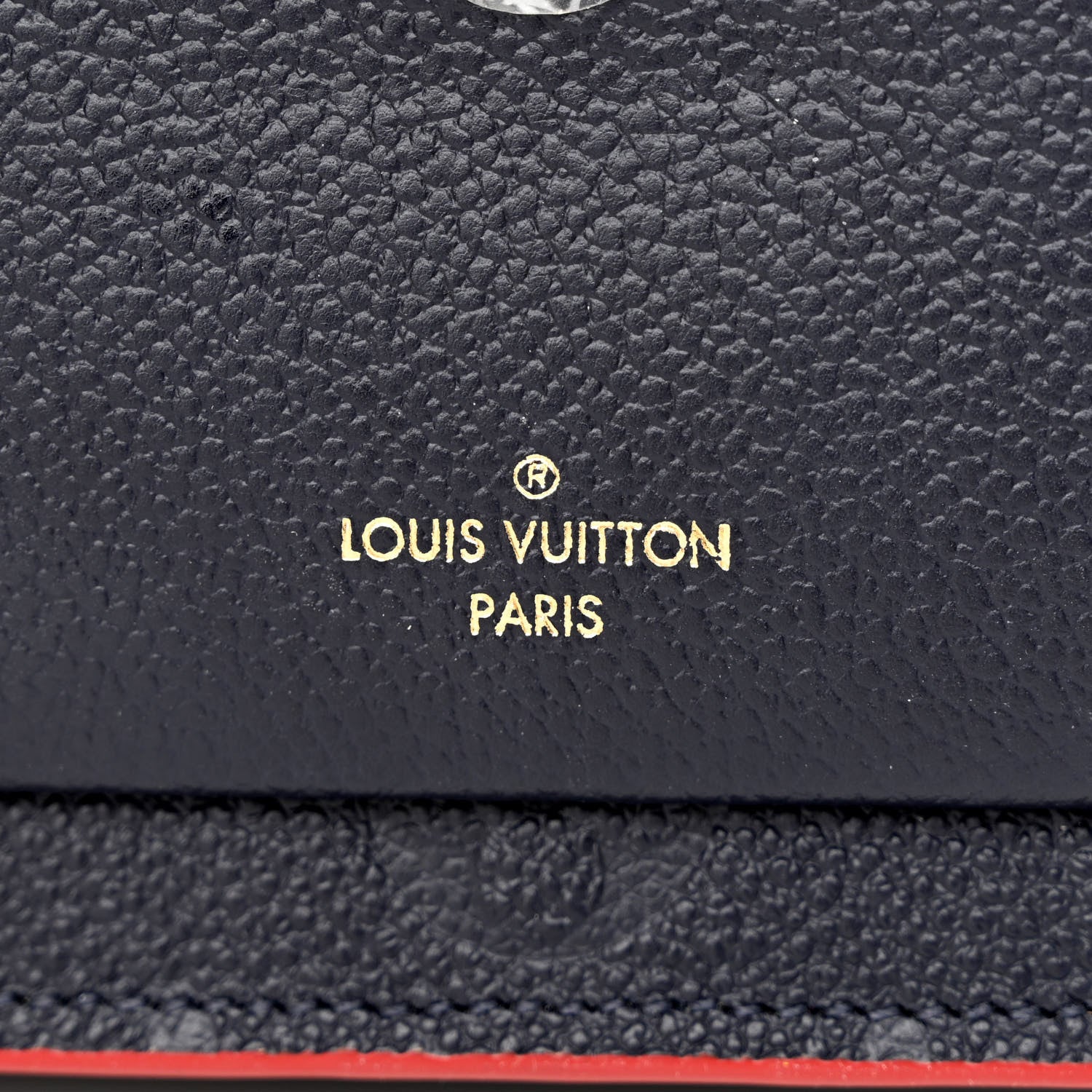 Louis Vuitton Empreinte Vavin Chain Wallet Marine Rouge 6 of 10