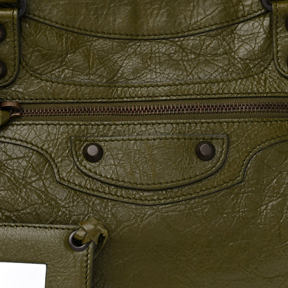 Balenciaga Agneau Classic Hardware Town Green 8 of 10