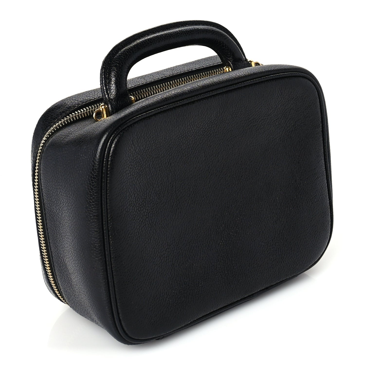 Chanel Caviar Timeless CC Vanity Case  Black 2 of 9