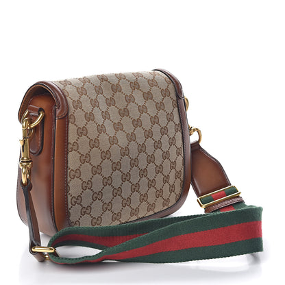 Gucci Monogram Medium Lady Web Shoulder Bag Beige Cuir 3 of 10