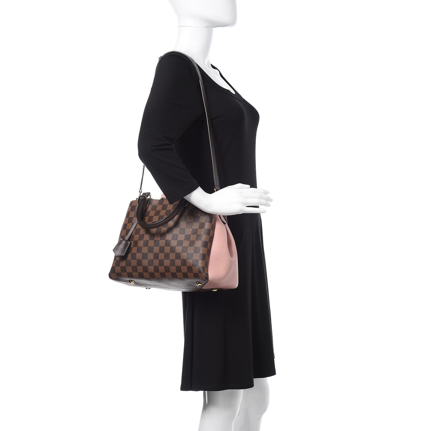 Damier Ebene Cuir Taurillon Brittany Magnolia