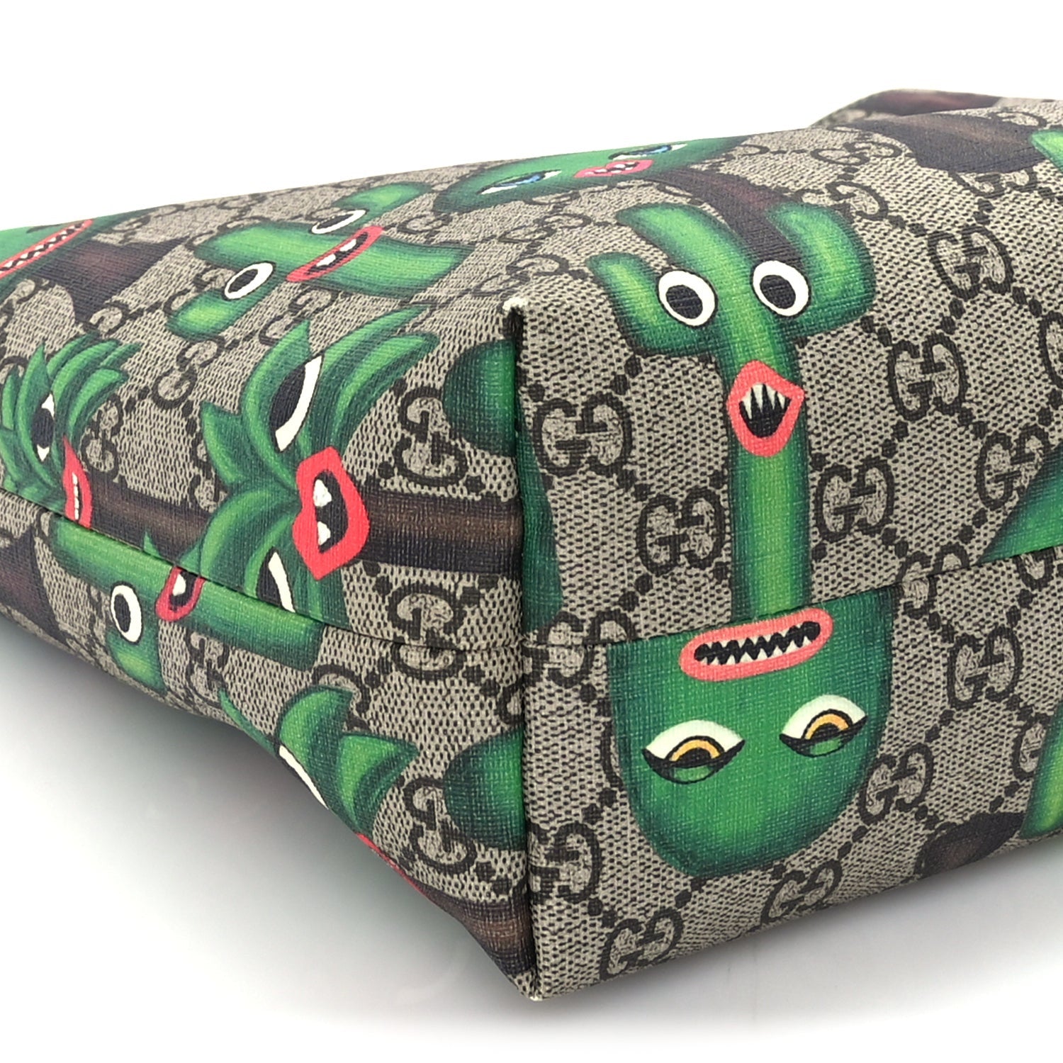 Gucci GG Supreme Monogram Smiling Plants Childrens Tote  Multicolor 8 of 9