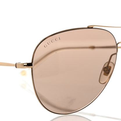 Gucci Aviator Sunglasses GG2245S Brown 7 of 8