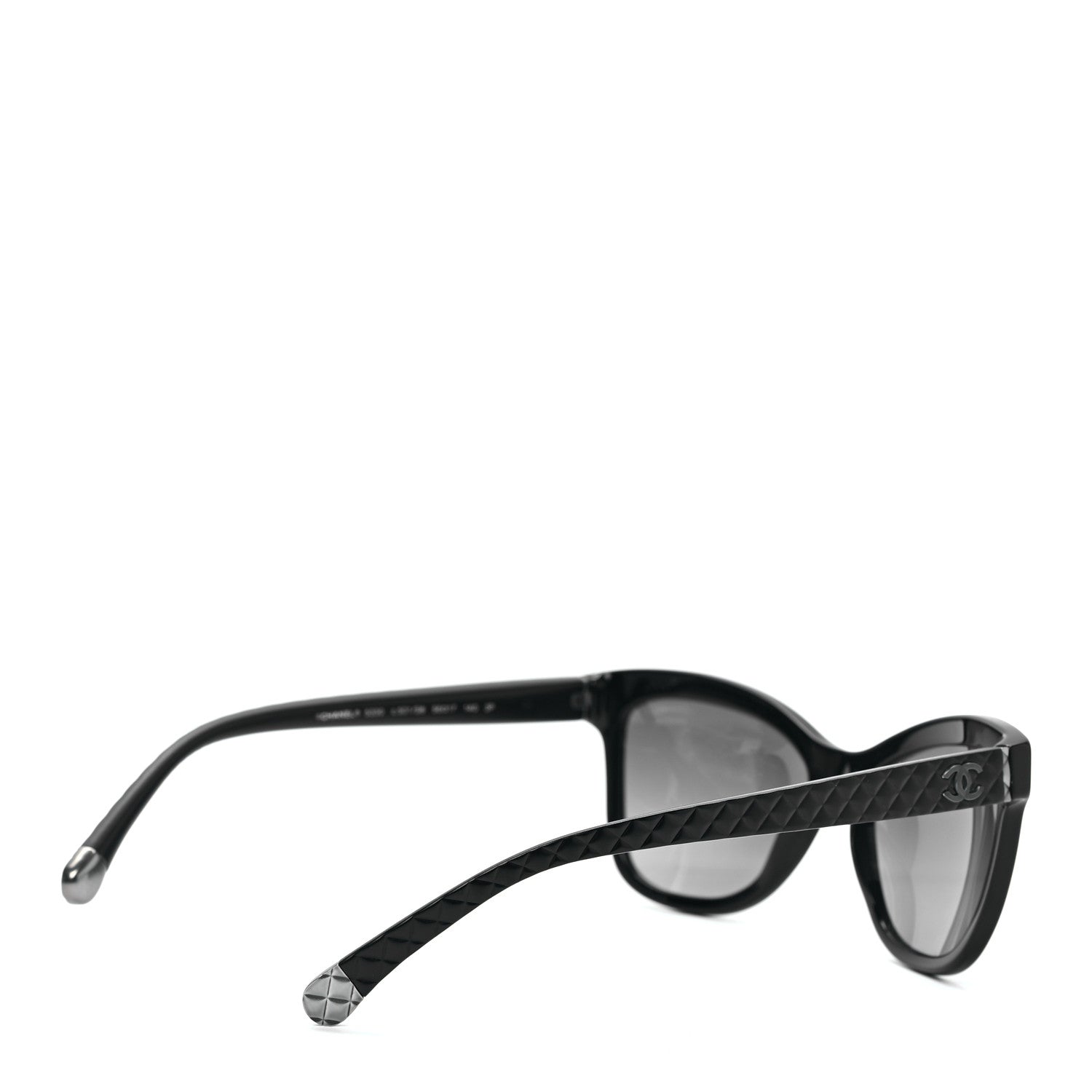 Chanel Polarized CC Cat Eye Sunglasses 5330 Black 4 of 7