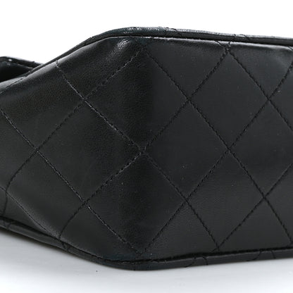 Chanel Lambskin Quilted XL Jumbo Single Flap Black 9 of 10