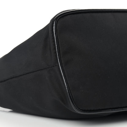 Prada Tessuto Nylon Pochette Bag Black 8 of 12