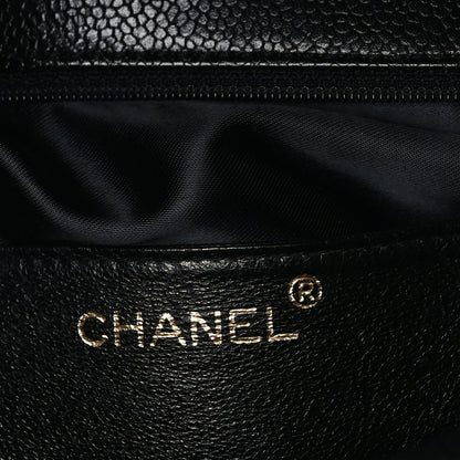 Chanel Caviar Quilted Jumbo Kelly Flap Black 5 of 8