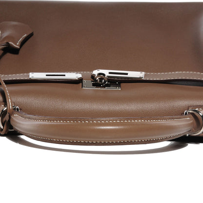 Hermes Swift Kelly Retourne 28 Etoupe 4 of 22