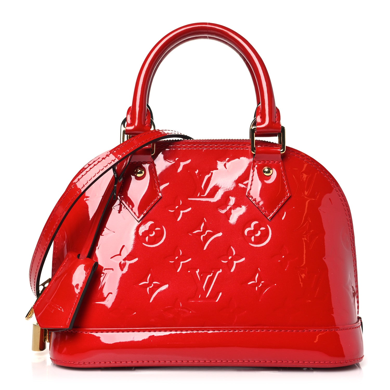 Louis Vuitton Vernis Alma BB Rose Indien 1 of 10