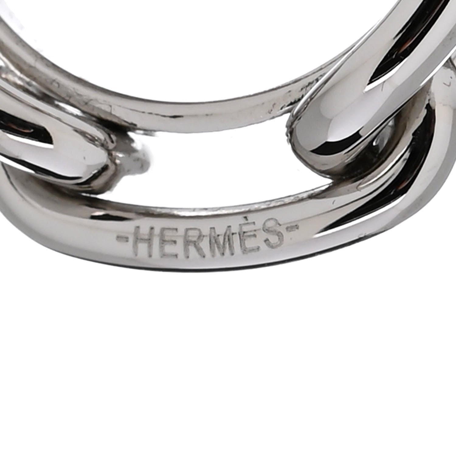 Hermes Palladium Regate Scarf Ring 3 of 5