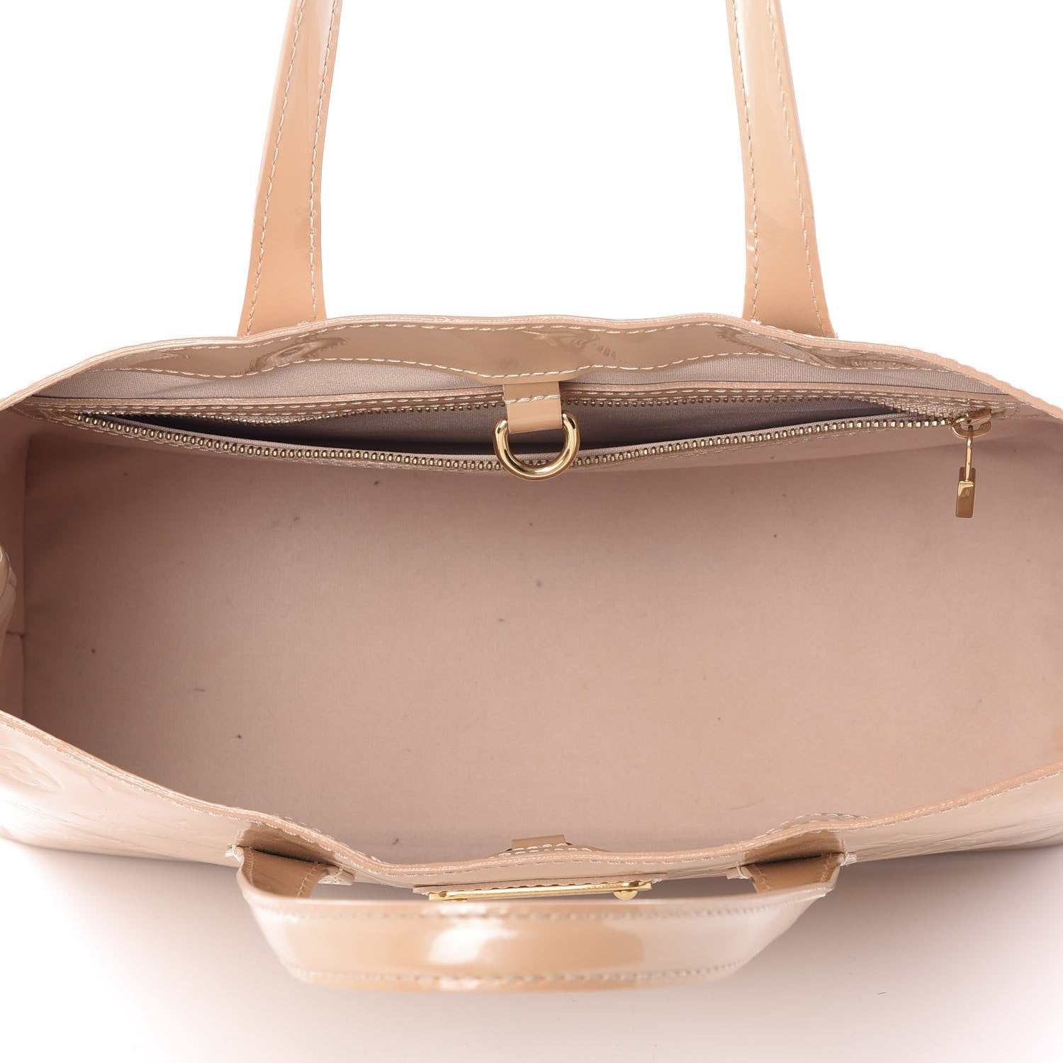 Louis Vuitton Vernis Wilshire PM Blanc Corail 4 of 9