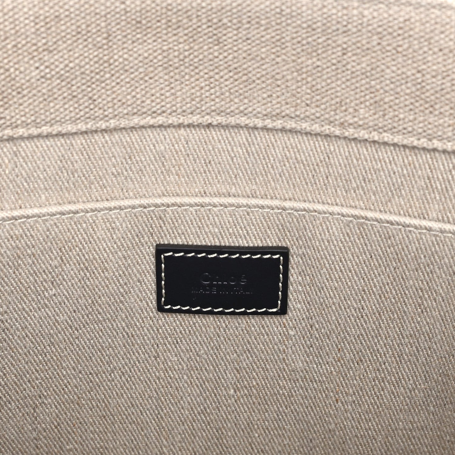 Cotton Calfskin Medium Woody Ribbon Tote White Blue