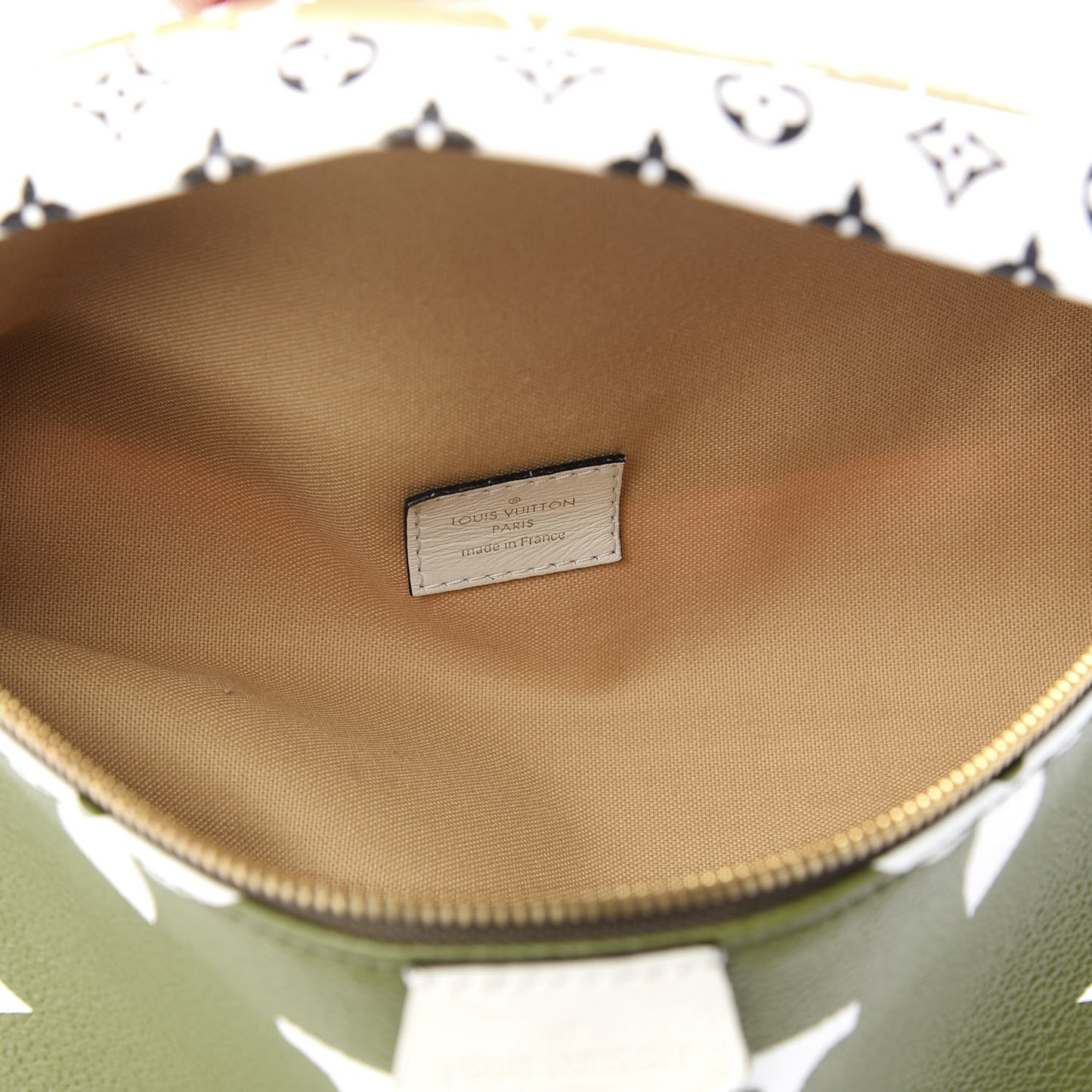 Monogram Giant Bumbag Kaki Beige