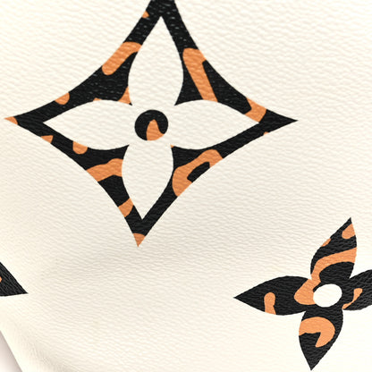 Louis Vuitton Monogram Giant Jungle Neverfull MM Ivory 12 of 12