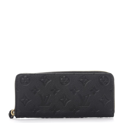 Louis Vuitton Empreinte Clemence Wallet Black 1 of 7