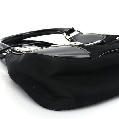 Prada Nappa Soft Padded Re-Edition 2002 Moon Bag Black 7 of 8