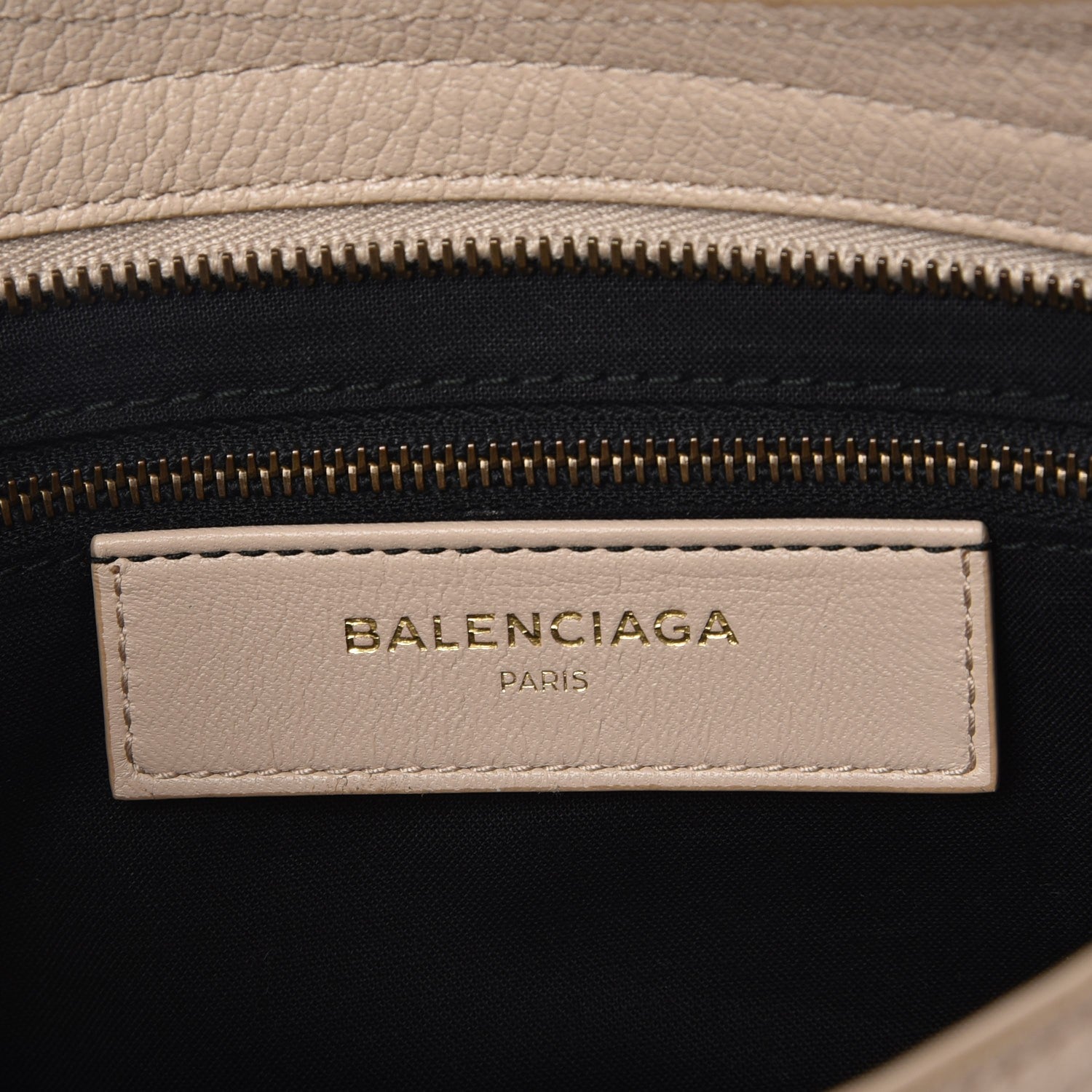 Balenciaga Chevre Classic Hardware Metallic Edge S City Beige Tapioca 6 of 18